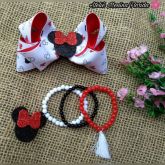 Kit de Pulseiras Minnie