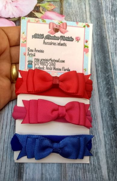 Laço Gravatinha dupla com spike